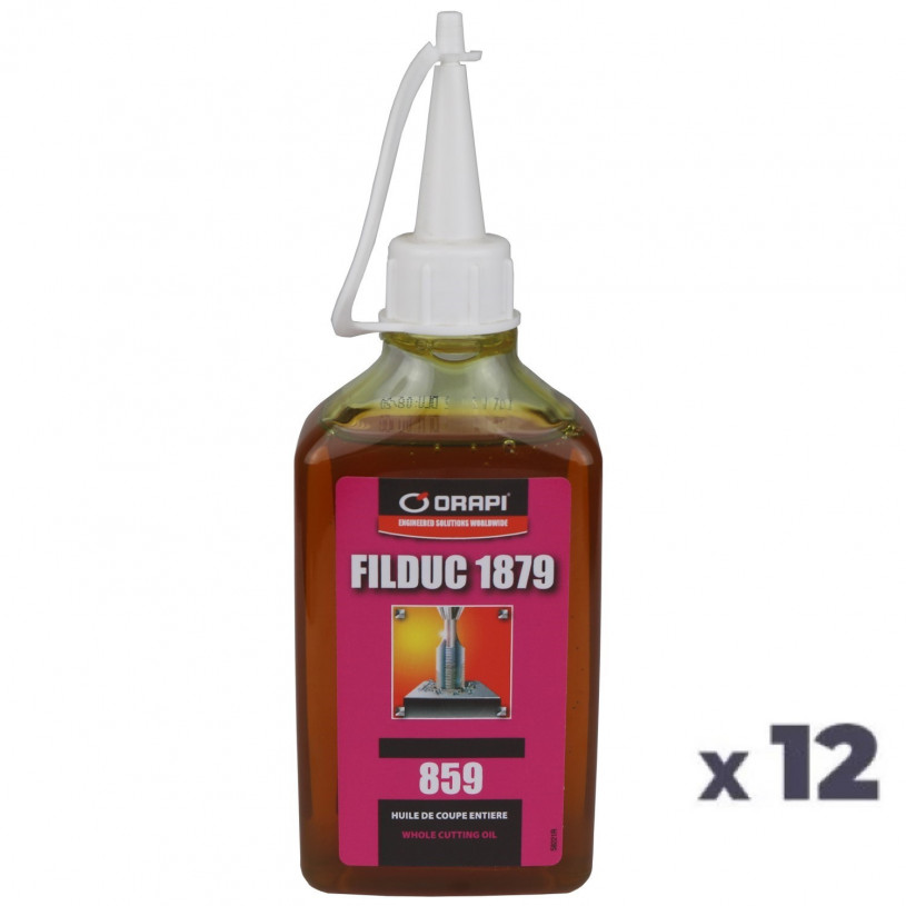12 Huiles de Coupe Entière FILDUC 1879 - Orapi 859 Burette 125 ML ORAPI ORAPI859BUR125ML