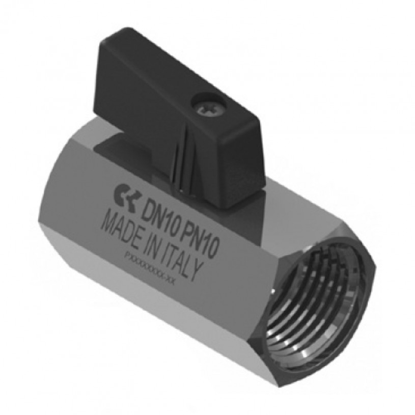 Mini vanne à boisseau sphérique femelle G1/4" PROMECA