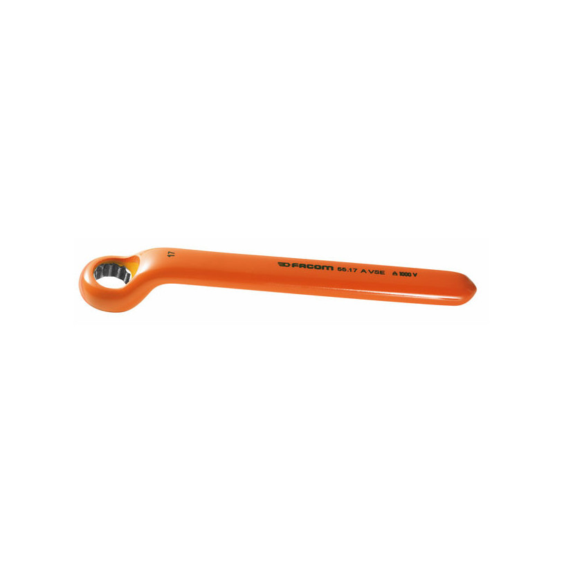 Clés polygonales contrecoudées isolées 1000 Volts série VSE Facom 55.12AVSE FACOM F5512AVSE