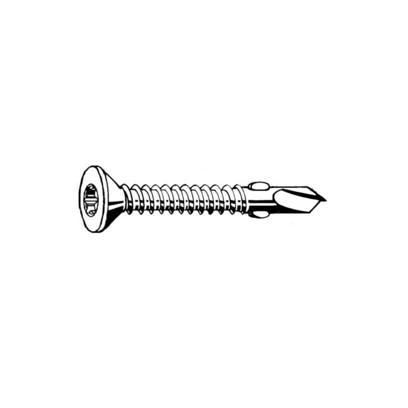 Boite de 250 vis autoperceuse TETE FRAISEE TORX Ø6,3 X 50 PROMECA