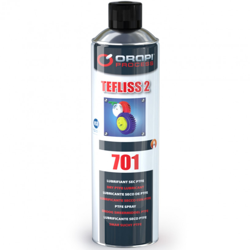 Lubrifiant Sec Téflon® TEFLISS 2 - Aérosol 650 ML - Orapi 701 ORAPI ORAPI701AERO650ML