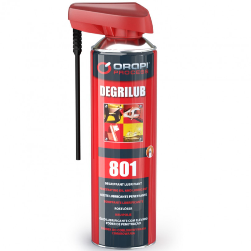 Dégrippant Lubrifiant Multifonctions - Aérosol 650ML - Orapi 801 - DEGRILUB ORAPI ORAPI801AERO650ML