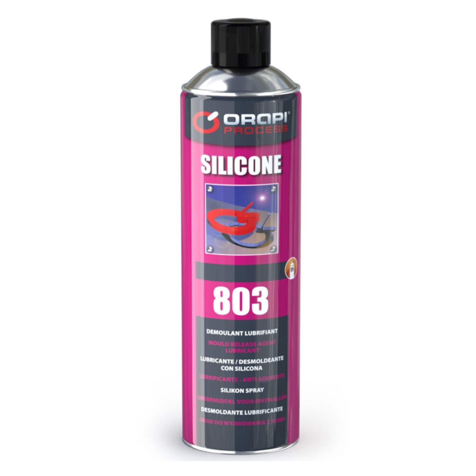 Lubrifiant Démoulant Silicone - Aérosol 650ML - Orapi 803 : Produits  d'atelier en aérosols ORAPI - Promeca