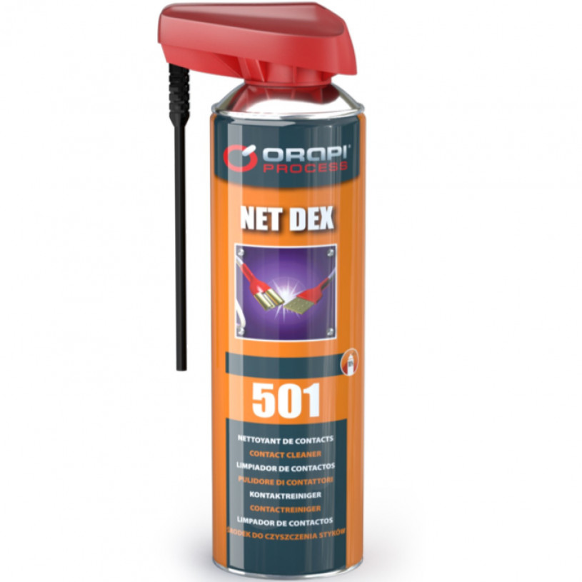 Nettoyant Contacts Electriques NET'DEX - Aérosol 650ML - ORAPI 501 ORAPI