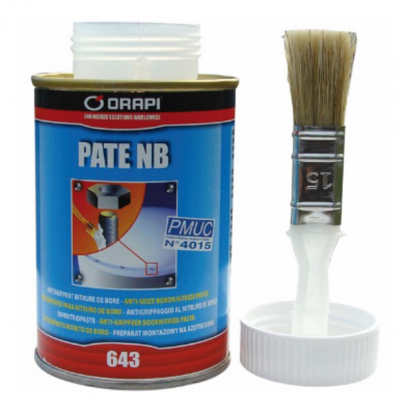 Pâte Antigrippante Céramique NB PMUC 1400°C - Orapi 643 Pot Pinceau 250 ML ORAPI ORAPI643POTP250ML