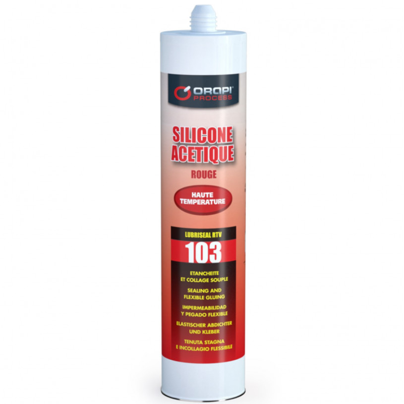 Mastic Colle Acétique Hte Température - Cartouche 310 ml - Orapi 103 ORAPI