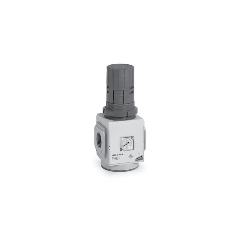 Régulateur de pression Camozzi Taille 2 - G1/2 - manomètre intégré CAMOZZI REGUC12