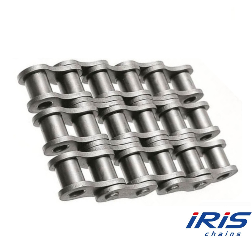 Chaine Transmission à Rouleaux Acier - Liasse 5 M - IRIS PRO® - Pas de 9,52 - Triple(06B3) IRIS CHAINS CHAI952TPRO