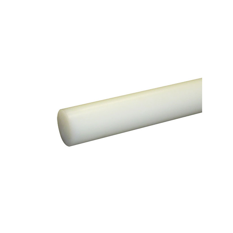 Nylon PA6 rond en longueur 1 mètre Ø 20 mm PROMECA