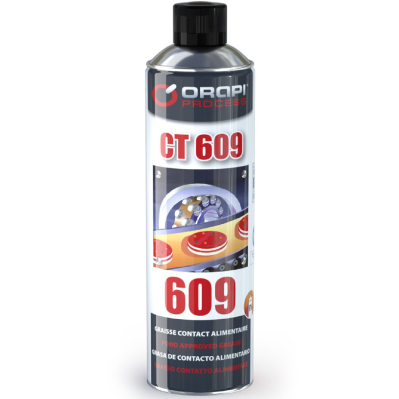 Graisse Contact Alimentaire Incolore CT 609 Aérosol 650ML - Orapi 609 ORAPI ORAPI609AERO650ML