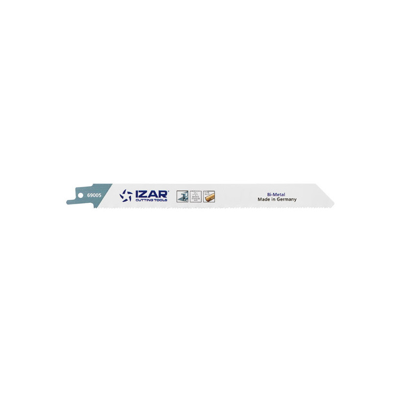 CARTE 5 LAMES SCIE SABRE 200 mm IZAR TOOLS