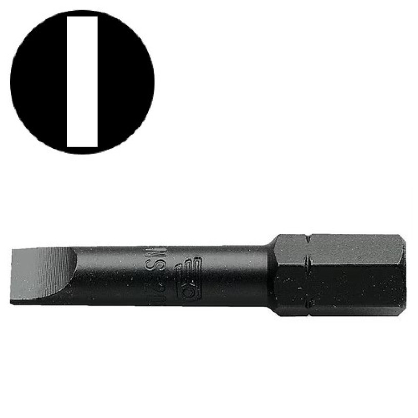Embout de Vissage IMPACT Emmenchement Hex. 5/16" Facom® Série 2 - ENS.210 - Plat 1,6X10MM - Lg : 41MM FACOM