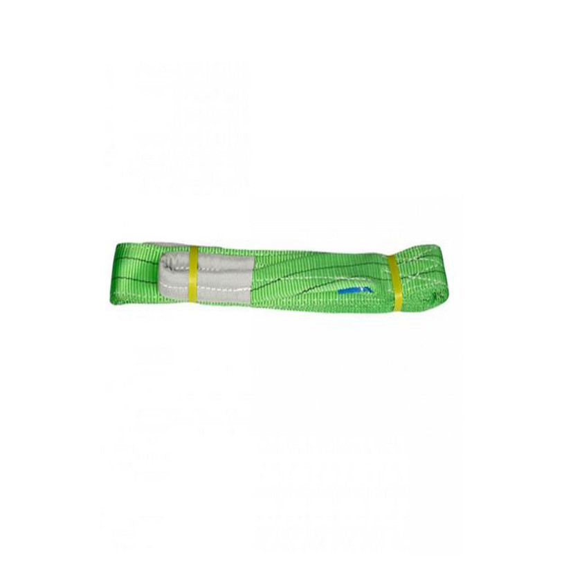 Elingue Textile Polyester Plate à 2 Boucles VERTE - CMU 2 Tonnes - 2 Mètres PROMECA