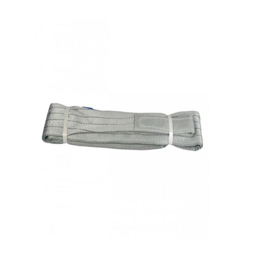 Elingue Textile Polyester Plate à 2 Boucles GRISE - CMU 4 Tonnes - 3 Mètres PROMECA