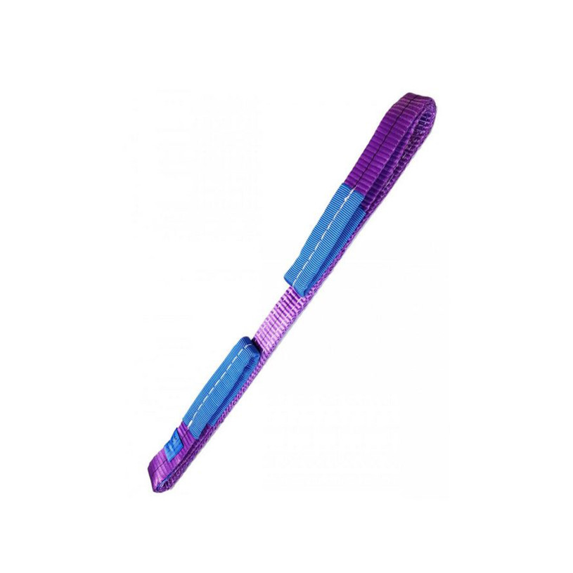 Elingue Textile Polyester Plate à 2 Boucles VIOLET - CMU 1 Tonne - 3 Mètres PROMECA