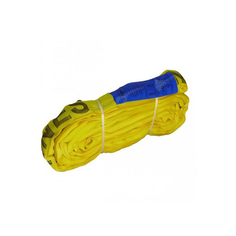 Elingue Textile Polyester Ronde Sans Fin - JAUNE - CMU 3 Tonnes - 2 Mètres PROMECA