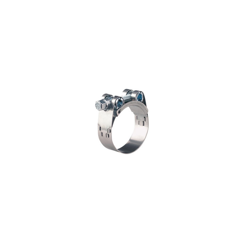 Collier de Serrage à Tourillon Plein Acier ZN - Largeur 30MM - Ø 130 > 140 MM NORMA