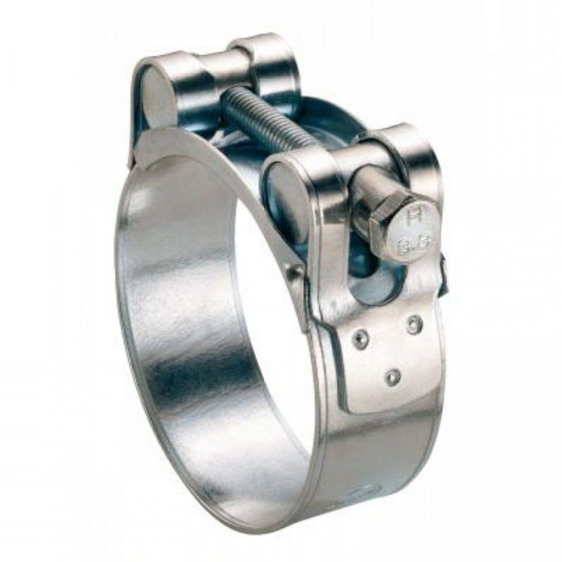 Collier de Serrage à Tourillon Plein Acier ZN - Largeur 18MM - Ø 25 > 27 MM NORMA