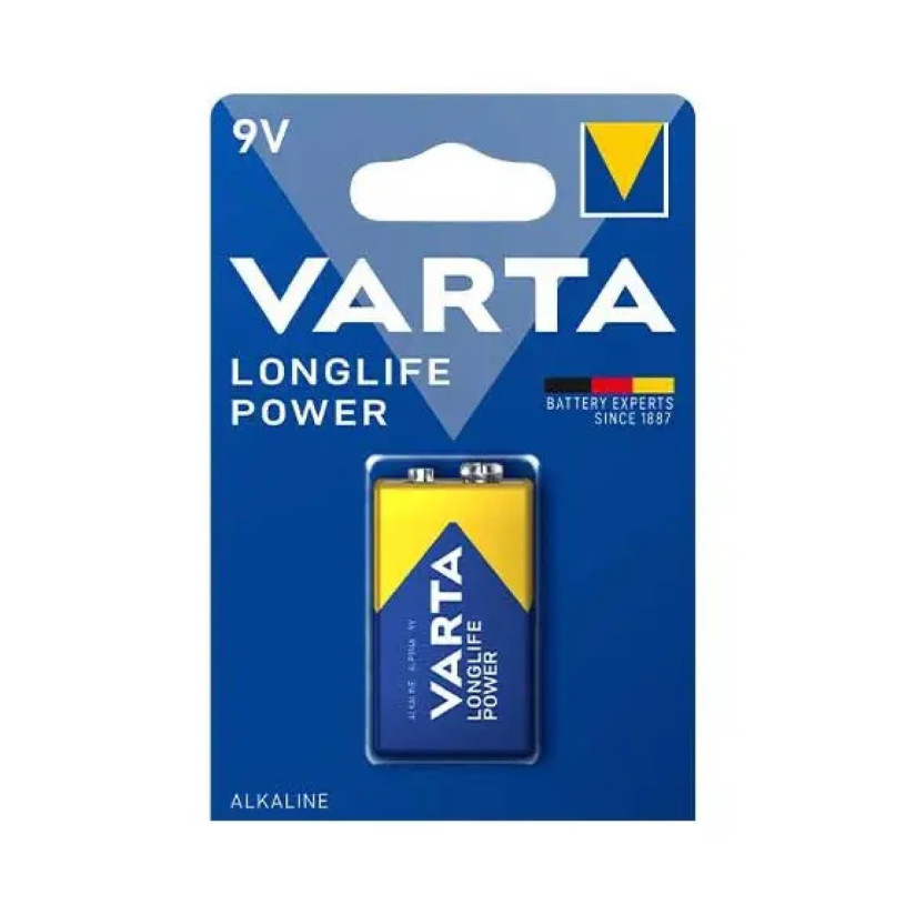 Pile Rectangulaire Alcaline VARTA - 9V - 6LR61 VARTA