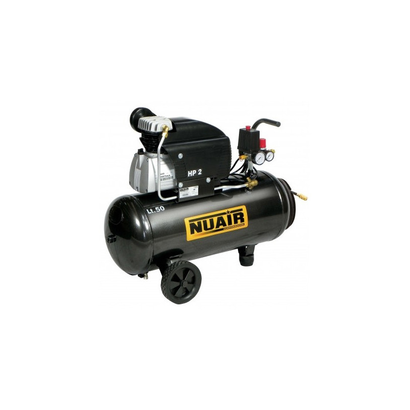 Compresseur Piston Monophasé 2CV 11 M³/H - FINI® - Cuve 50 Litres - AMICO 2400-50 FINI COMP50L2CVM