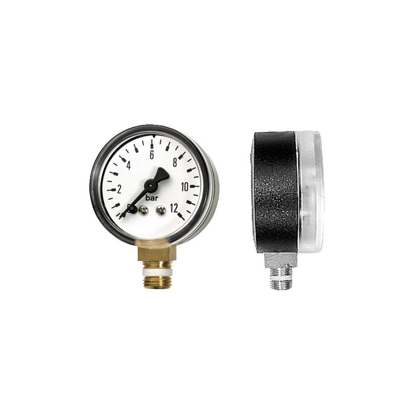 Manomètre pour air comprimé Ø 50 mm 0 à 16 bars - prise radiale G1/4 PROMECA