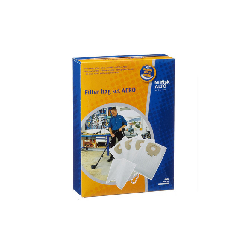 Lot de 5 sacs à poussiere - AERO - NILFISK - 107419590 NILFISK
