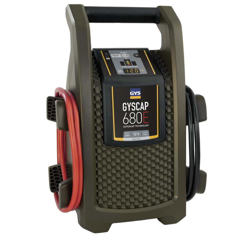 Booster à Condensateurs Batterie 12V Gys® - GYSCAP 680E - Moto > Agricole GYS