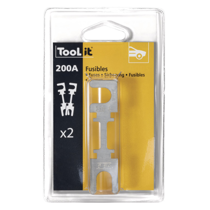 Fusible Lent pour Appareils Gys®- Lot de 2 - 200 A (Néostart 620 - Startium 680E) GYS