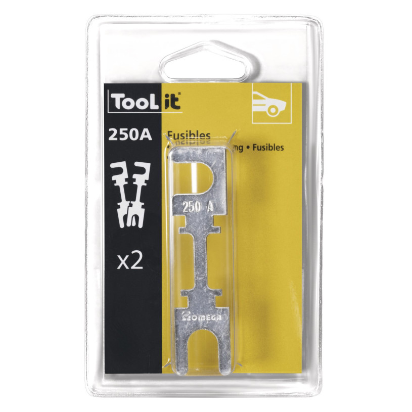 Fusible Lent pour Appareils Gys®- Lot de 2 - 250 A (Startium 980E) GYS CHARGYSFUS250