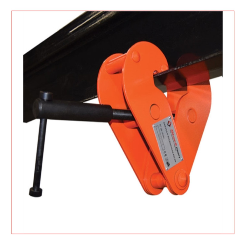 Griffe Poutrelle Mobile Accrochage Palan - Fer : 90>320 - CMU 10T PROMECA GRIF10T