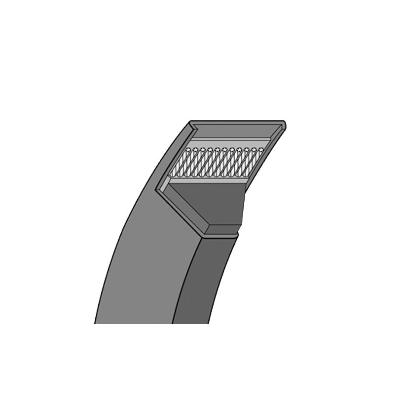 Courroie Trapézoïdale Classique Lisse - Série SPC - 22MM SPC 3750 - 3750Ld/3787La PROMECA COURSPC03750LP