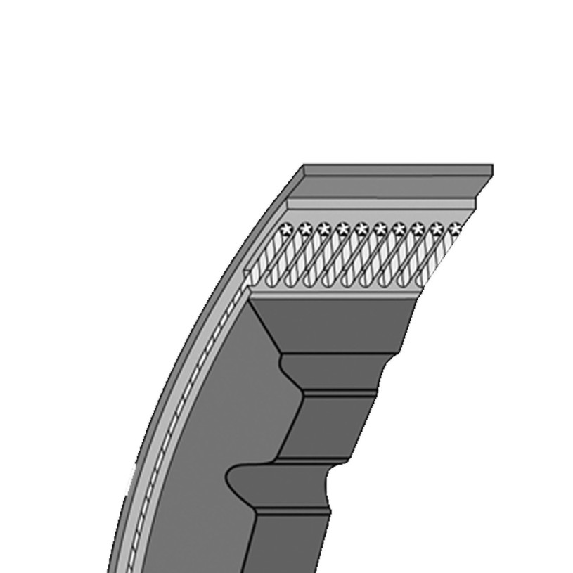 Courroie Trapézoïdale Etroite Crantée - Série XPC - 22MM XPC 2500 - 2500Ld/2530La PROMECA COURXPC2500LP