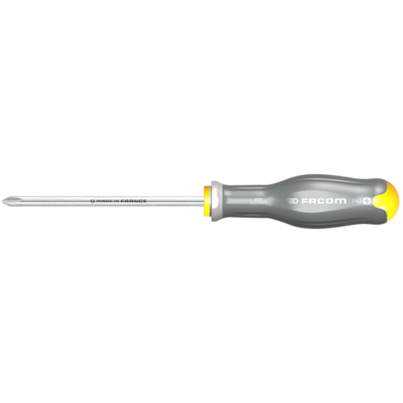 Tournevis Lame INOX Ronde FACOM PROTWIST® - Ph2 - Lame 125MM - ATP2X125ST FACOM