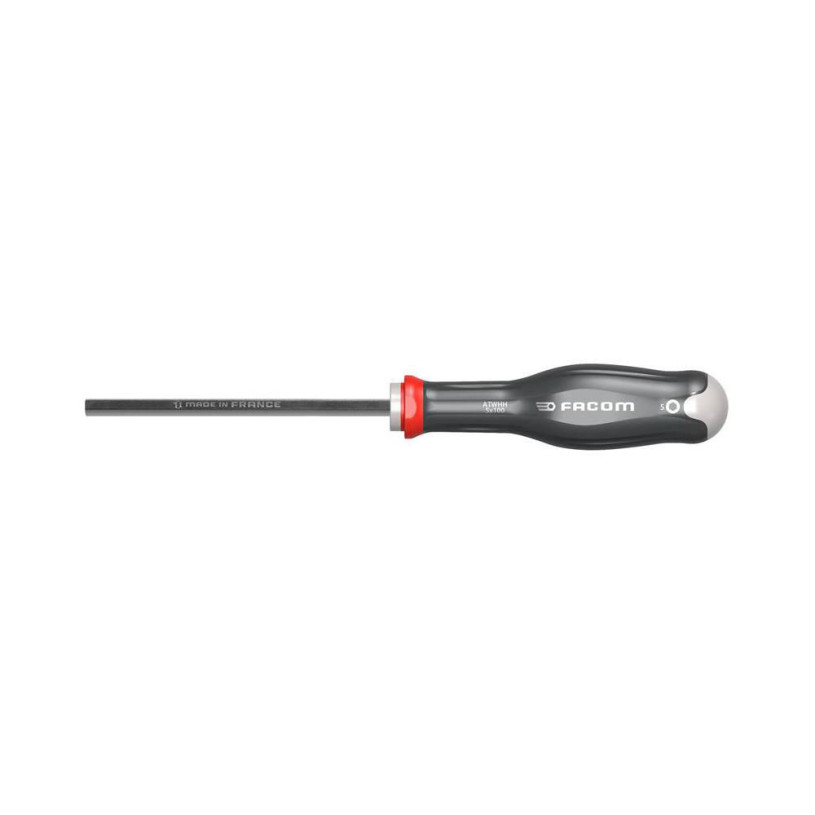 Tournevis Héxagonale 6 Pans FACOM PROTWIST® - 5,0MM - Lame 100MM - ATWHH5X100 FACOM