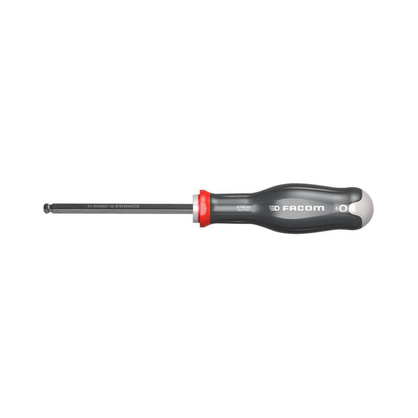 Tournevis Héxagonale 6 Pans Tête Sphérique FACOM PROTWIST® - 6,0MM - Lame 100MM - ATWSH6X100 FACOM FATWSH6X100