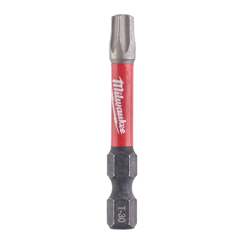 Embout de Vissage Hex ¼" Visseuse Choc Milwaukee® Empreinte Torx - T 30 - Longueur 50 MM MILWAUKEE EMBOTXMW4932430887