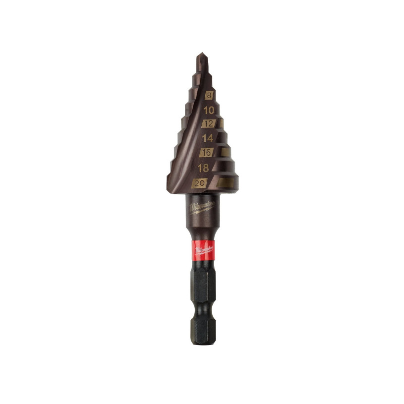 FORET ETAGE Spiralé HSS Milwaukee® - Queue Hex ¼" - Ø 4>20 MM MILWAUKEE