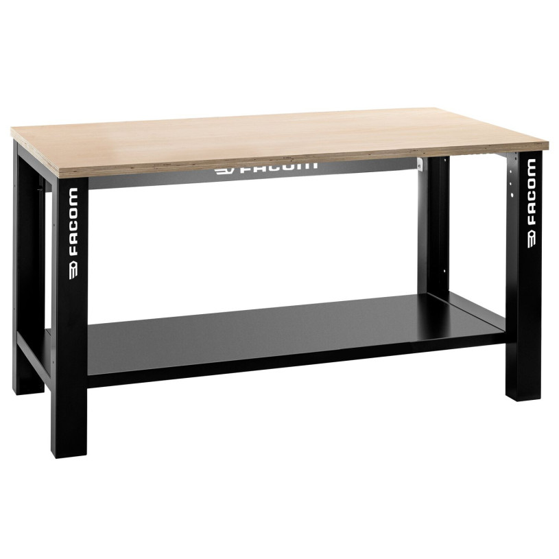 Etabli Standard Chassis Acier FACOM® - Plateau Bois 1,5 Mètres - WB2.1500WPF FACOM ETABBOFWB21500WPF