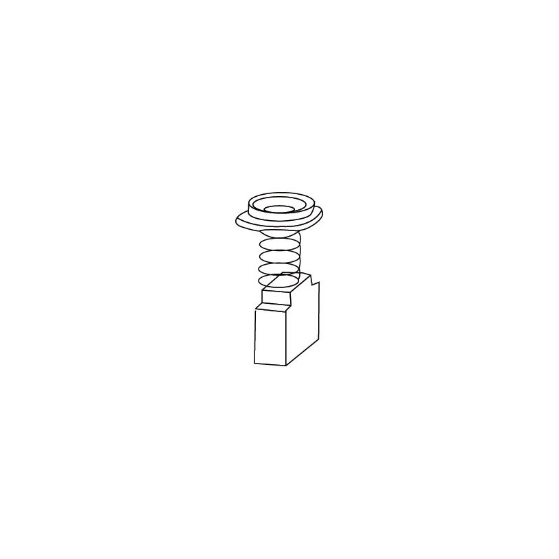 Jeu de 2 charbons Makita CB303 - Code 0842X - 5 x 11 x 16,5 mm PROMECA CHARCB303