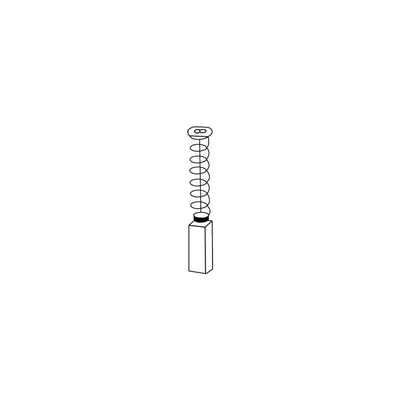 Jeu de 2 charbons Makita CB411 - Code 0856 - 6 x 9 x 12 mm PROMECA