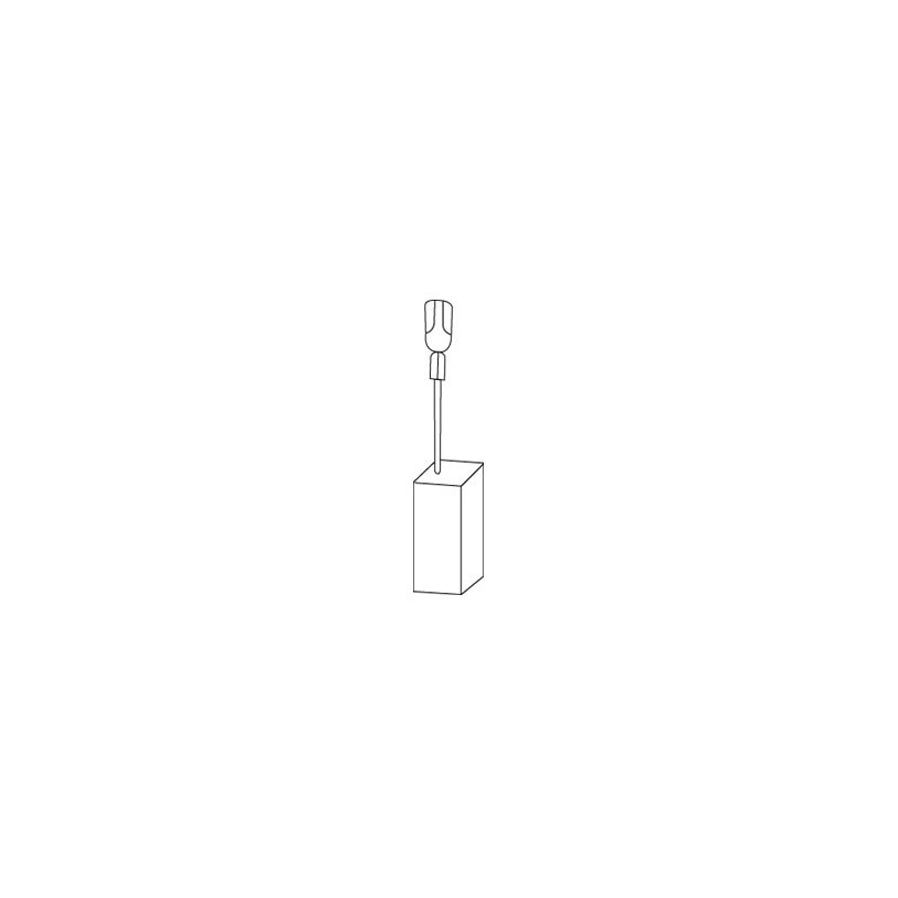Jeu de 2 charbons Bosch - avec rupteur Code 1114 - 5 x 8 x 18 mm PROMECA
