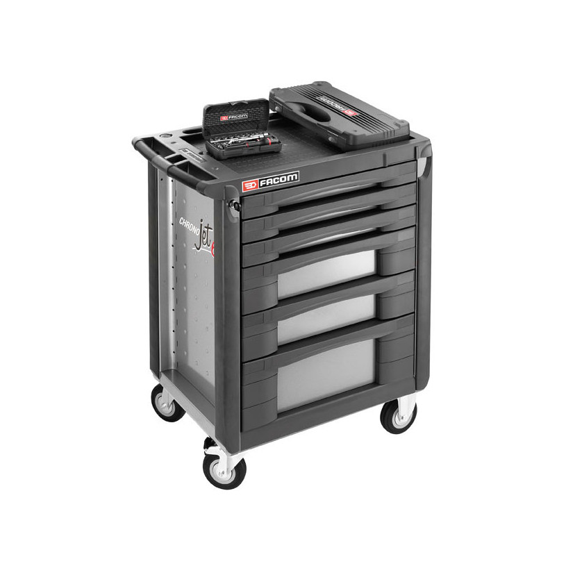 Sélection CM.130A avec servante 6 tiroirs JET.6GM3 - Facom JET6.M130A FACOM