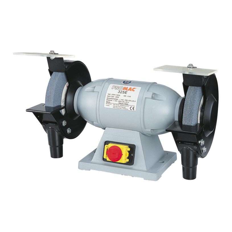 Touret à meuler 220 V Ø 200 mm - livré avec meules - Promac 324E PROMAC