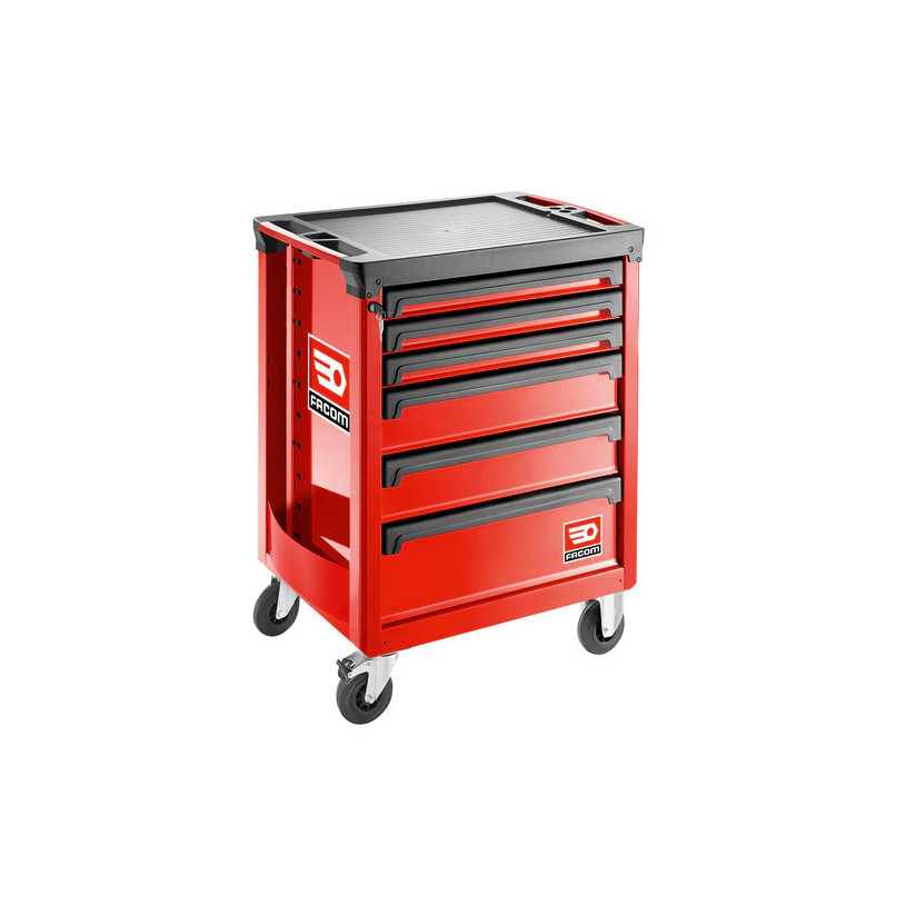 Servante d'Atelier Facom ROLL 6 Tiroirs - ROLL.6M3A - Promotion Rouge FACOM