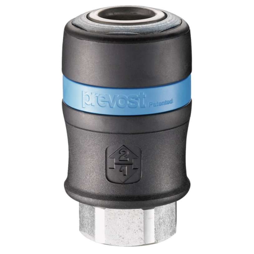 RACCORD RAPIDE AIR PASSAGE Ø11 MM - FEMELLE G1/2 - ISO B - PREVOST PREVOST