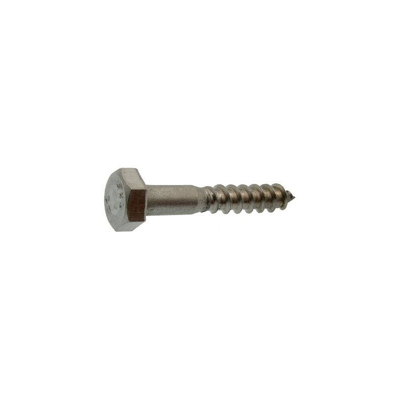 Tirefond Bois Acier Zingué Ø 6 x 30 mm PROMECA