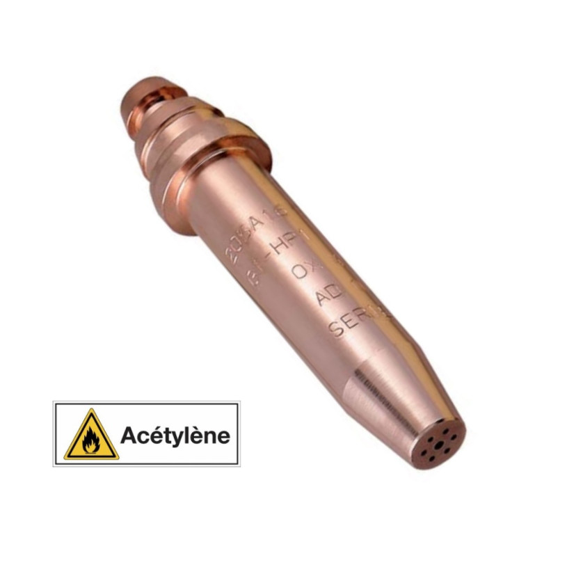 Tête de Coupe Acétylène Type G1 pour Chalumeau Coupeur 10/10 PROMECA