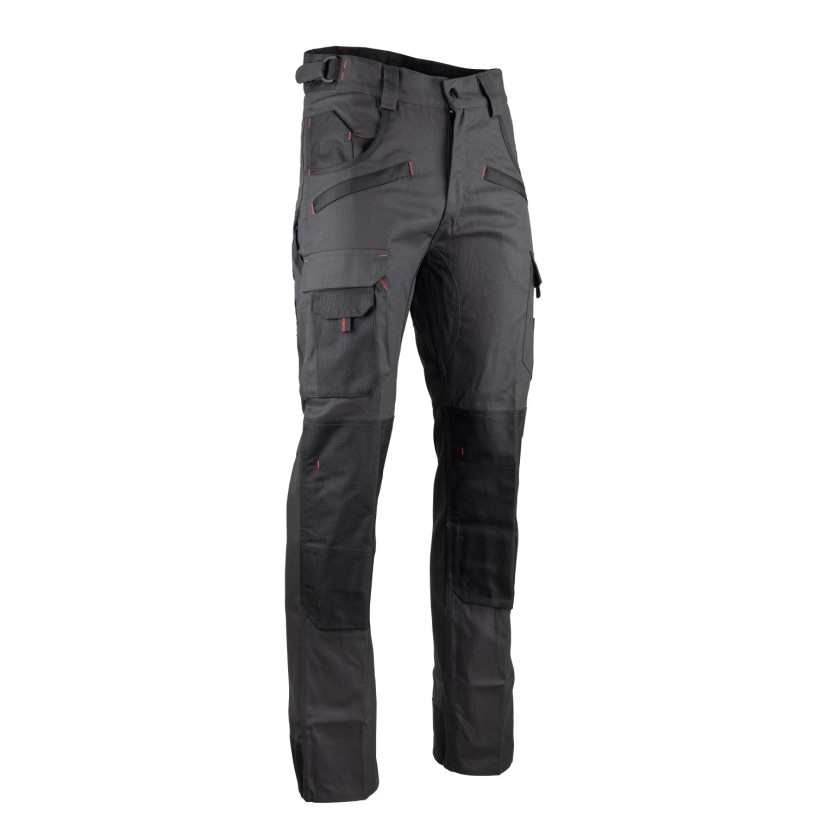 Pantalon de travail Gris Carbone-polycoton-ARGILE Taille : 36 (XS) LMA Lebeurre