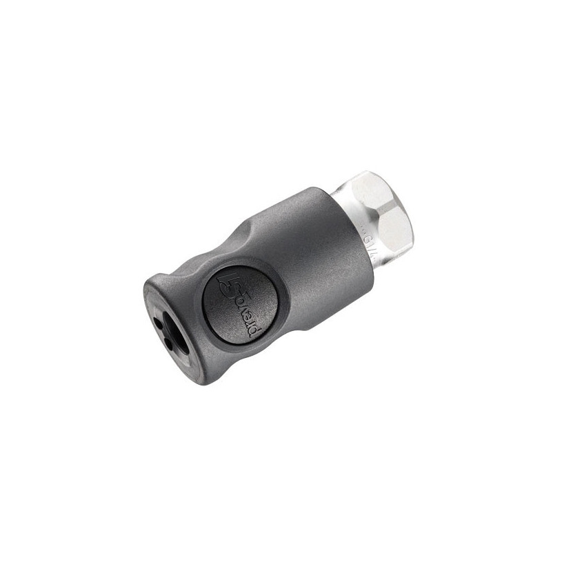 Raccord rapide air passage Ø 6 mm - femelle G1/4 - ISO C - Staubli PREVOST