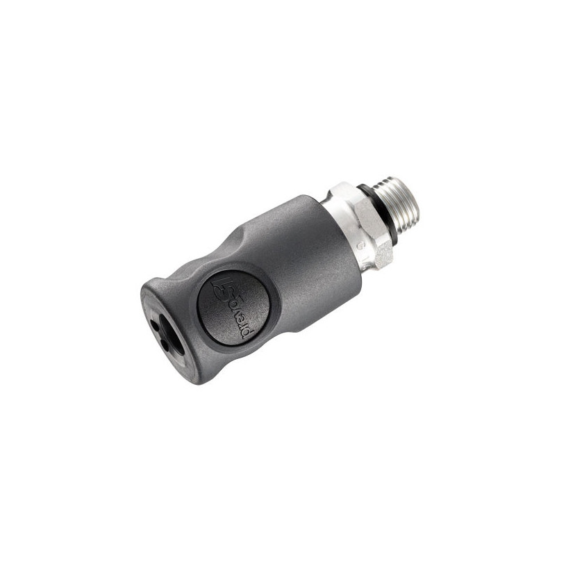 Raccord rapide air passage Ø 6 mm - male G1/4 - ISO C - Staubli PREVOST